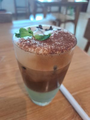 Mint mocha at VEGAN PHUKET in Phuket