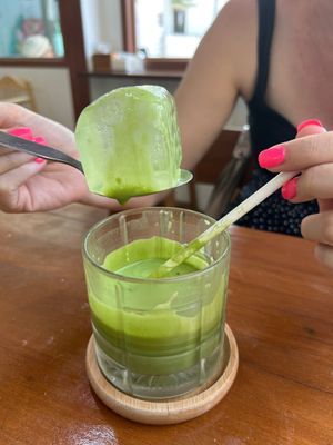 Actual amount without the Ice Cube. Not good value at all.  at VEGAN PHUKET in Phuket