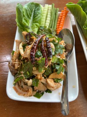 Laab. So good.  at VEGAN PHUKET in Phuket