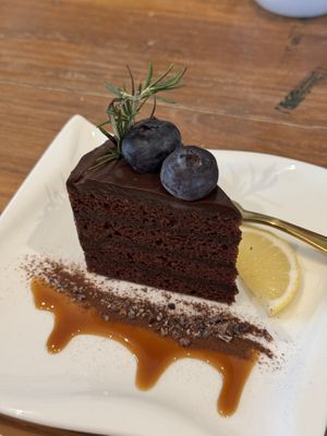 Chocolate cake   at VEGAN PHUKET in Phuket
