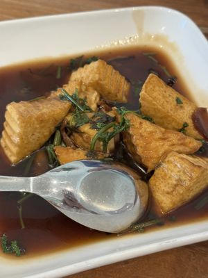 Vegan Japanese style glazed tofu   at VEGAN PHUKET in Phuket