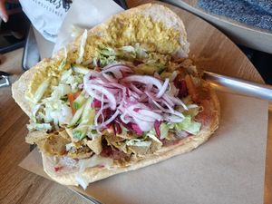 Seitan kebab at Klaus Kebab in Bremen