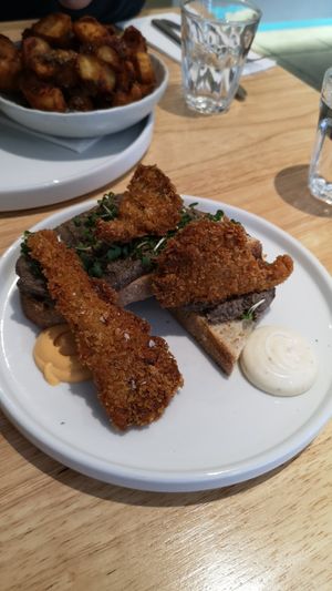 Mushroom toast at Lynchpin in Holywood