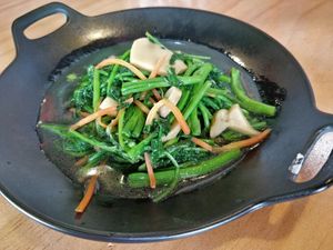 Water Cress soup at Leaf Corner 慈素 - Jurong in West Singapore