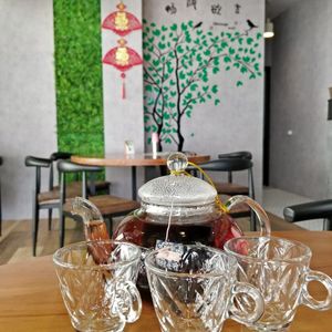 Hibiscus drink at Leaf Corner 慈素 - Jurong in West Singapore