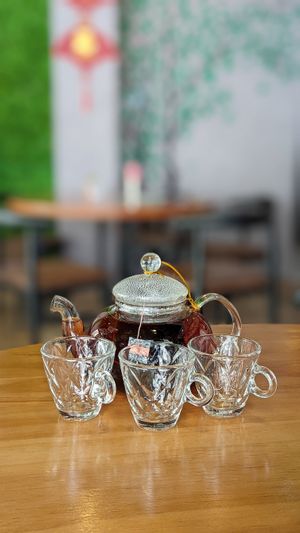 Rosella tea at Leaf Corner 慈素 - Jurong in West Singapore