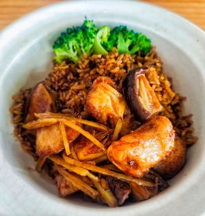 claypot rice at Leaf Corner 慈素 - Jurong in West Singapore