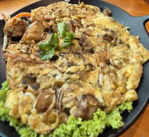 Carrot cake at Leaf Corner 慈素 - Jurong in West Singapore