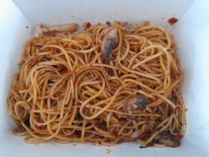 Aglio olio at Blooming Sprouts 旺盛素食 in Central Singapore