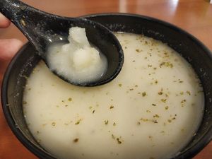 Broccoli soup at Blooming Sprouts 旺盛素食 in Central Singapore