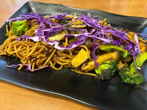 Mala Pasta   at Blooming Sprouts 旺盛素食 in Central Singapore