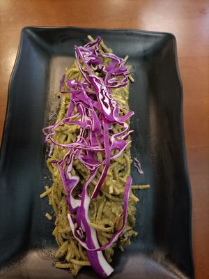 Basil pesto at Blooming Sprouts 旺盛素食 in Central Singapore