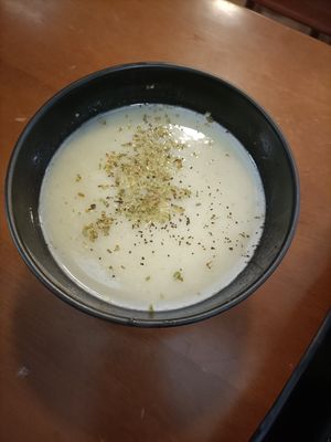 Cauliflower soup at Blooming Sprouts 旺盛素食 in Central Singapore