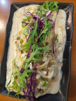 Alfredo at Blooming Sprouts 旺盛素食 in Central Singapore