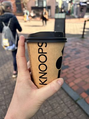 Best place for a hot drink in the lanes!!  at Knoops in Brighton