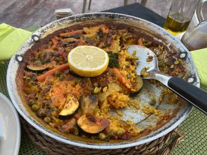 Vegane Paella  at Entonces in Marbella