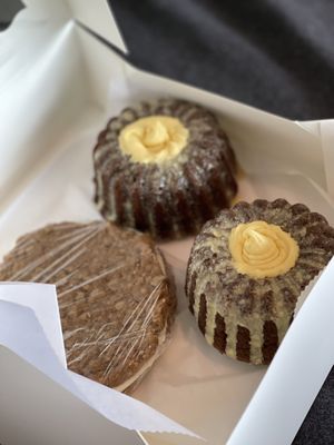 Carrot cake and oatmeal Whoopi pie  at Vegan Monarch Bakery & Café in Winter Haven