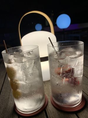 G&T’s   at La Terrassa de l'Ultonia in Girona