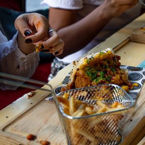 vegan chilli dog at Pan Comido - Roma Norte in Mexico City