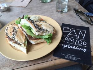 the Sabina sandwich at Pan Comido - Roma Norte in Mexico City