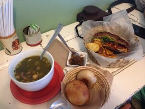 Lunch - very nice. at Pan Comido - Roma Norte in Mexico City