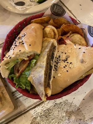 Torta de milanesa (Sabina) at Pan Comido - Roma Norte in Mexico City
