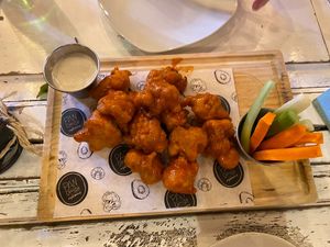 Cauliflower wings  at Pan Comido - Roma Norte in Mexico City