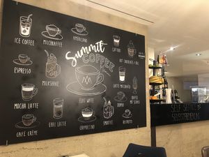 Drinks range  at Summit in Saas-fee
