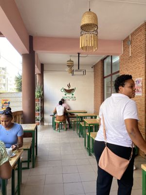   at Natura Coffee Shop in Praia