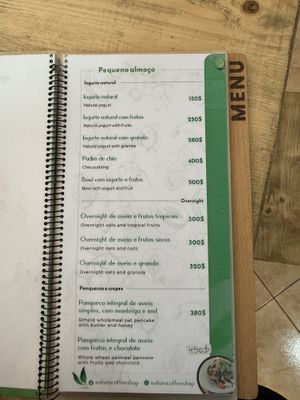   at Natura Coffee Shop in Praia