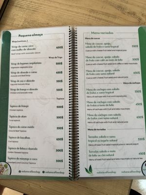   at Natura Coffee Shop in Praia