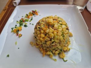 Cachupa at Natura Coffee Shop in Praia