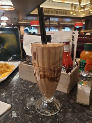 Vegan Chocolate Chip Shake at Frankie & Benny's in Chester