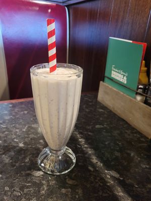 Oat Milk Choc-Chip Shake at Frankie & Benny's in Chester