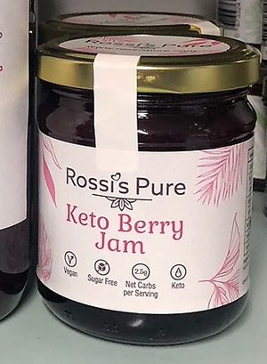 Berry jam  at Rossi's Pure in Sofia