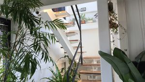 staircase to top floor at Coffee Doga Heritage - Itaewon branch 커피도가 헤리티지 이태원점 in Seoul