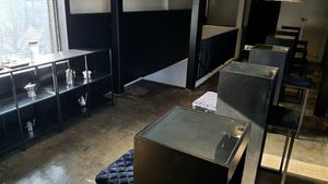 interior of location - seating 2nd floor at Coffee Doga Heritage - Itaewon branch 커피도가 헤리티지 이태원점 in Seoul