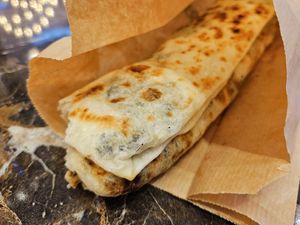 Spinach wrap at IST - Refresh in Istanbul