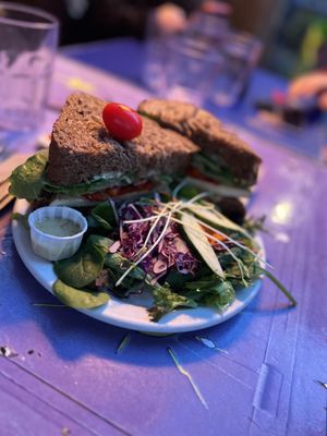 Chaucer  at Cafe Santropol in Montreal