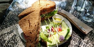  at Cafe Santropol in Montreal