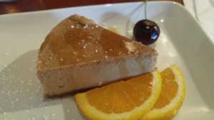 maple pie at Cafe Santropol in Montreal