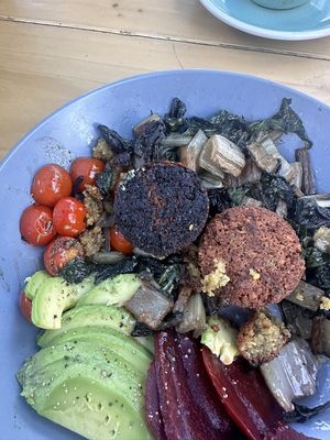 burnt falafels 🫠  at Millie Mae's Pantry in Kangaroo Island