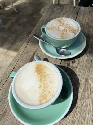 Almond chai and oat chai  at Millie Mae's Pantry in Kangaroo Island