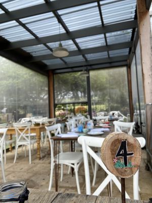 Seating  at Millie Mae's Pantry in Kangaroo Island