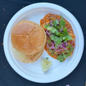 Pav bhaji - Mumbai street food at Vegan Indian in High Wycombe