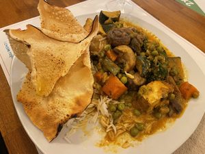 Curry  at Amaltea in Barcelona