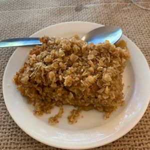 Crocanti de manzana at Amaltea in Barcelona