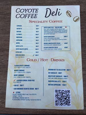   at Coyote Coffee & Deli in Budapest