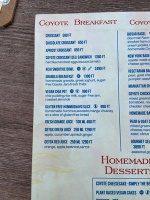   at Coyote Coffee & Deli in Budapest