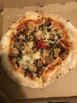 Protein pizza 🍕   at Pizza Cosi in Budapest
